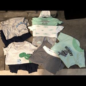 24 month boys shirt and pants sets